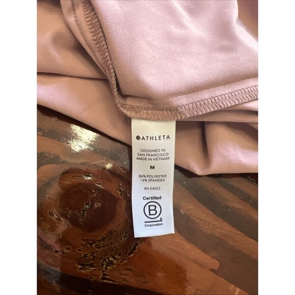 Athleta Rincon Tye Dye Mini Dress Sleeveless Rose Lightweight Size M - Picture 5 of 7